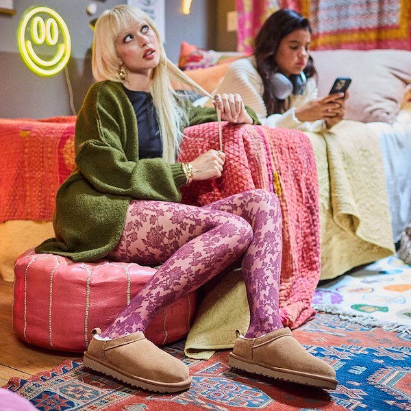 alternate view Womens UGG® Classic Micro Boot - ChestnutALT1B