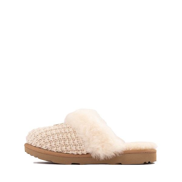 alternate view UGG® Cozy II Knit Slipper - Little Kid - CreamALT1