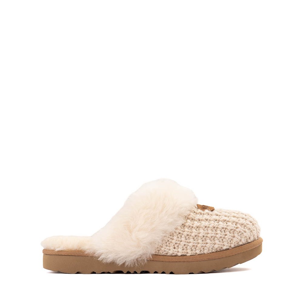 UGG&reg; Cozy II Knit Slipper - Little Kid - Cream