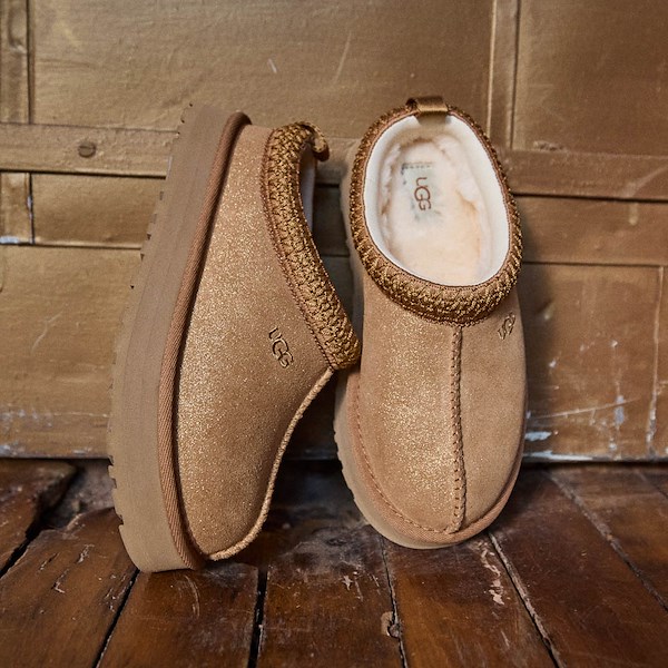 alternate view UGG® Tazz Dazzle Platform Slipper - Little Kid / Big Kid - ChestnutHERO