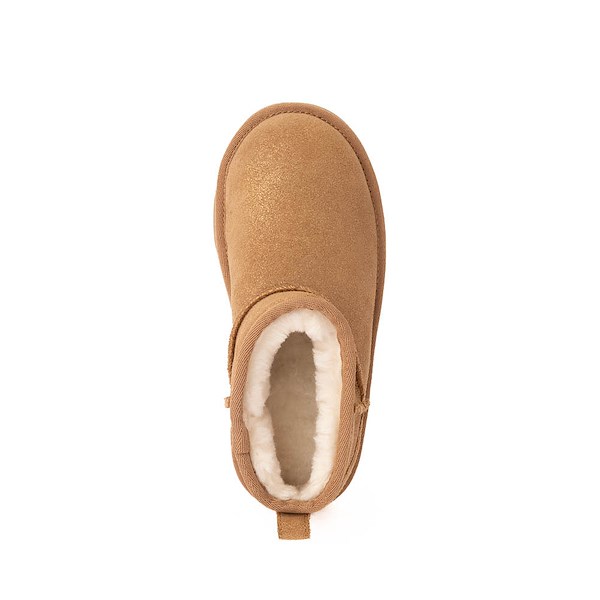 alternate view UGG® Classic Ultra Mini Dazzle Boot - Little Kid / Big Kid - ChestnutALT2