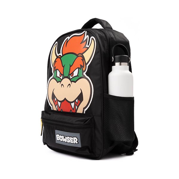 alternate view Super Mario Bros. Bowser Face Backpack - BlackALT4