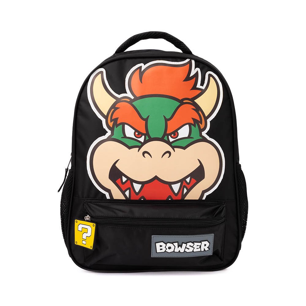 Super Mario Bros. Bowser Face Backpack - Black