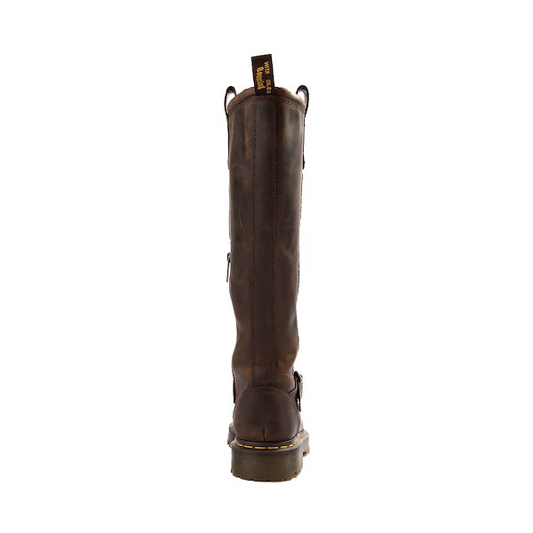 alternate view Dr. Martens Anistone Knee High Boot - Dark BrownALT4