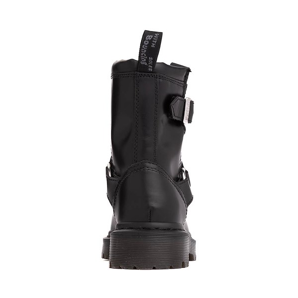 alternate view Dr. Martens Anistone Harness Biker Boot - BlackALT4