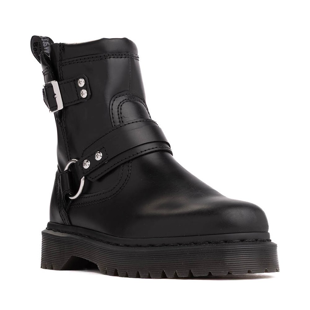 martin Dr. Martens Anistone Harness Biker Boot - Black | Journeys