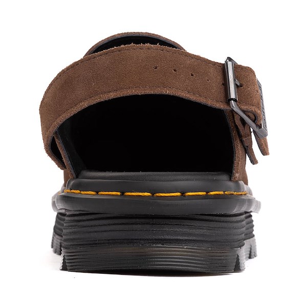 alternate view Dr. Martens Zebzag Slingback Platform Mule - Dark BrownALT4