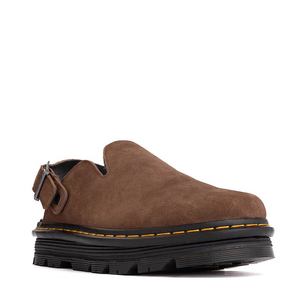 alternate view Dr. Martens Zebzag Slingback Platform Mule - Dark BrownALT5