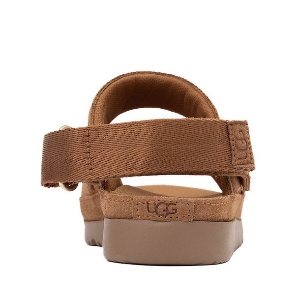 alternate view UGG® Goldenstar Glide Sandal - Little Kid / Big Kid - ChestnutALT4