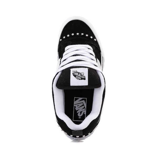 alternate view Vans Knu Skool Rhinestone Skate Shoe - Black / WhiteALT2
