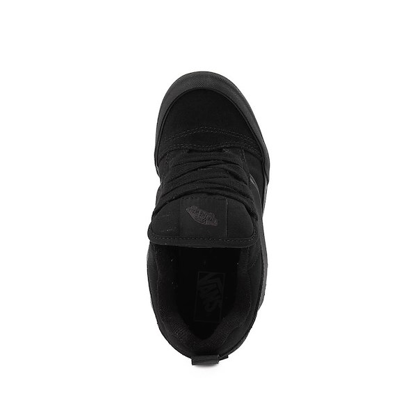 alternate view Vans Knu Skool Skate Shoe - Little Kid - Black MonochromeALT2
