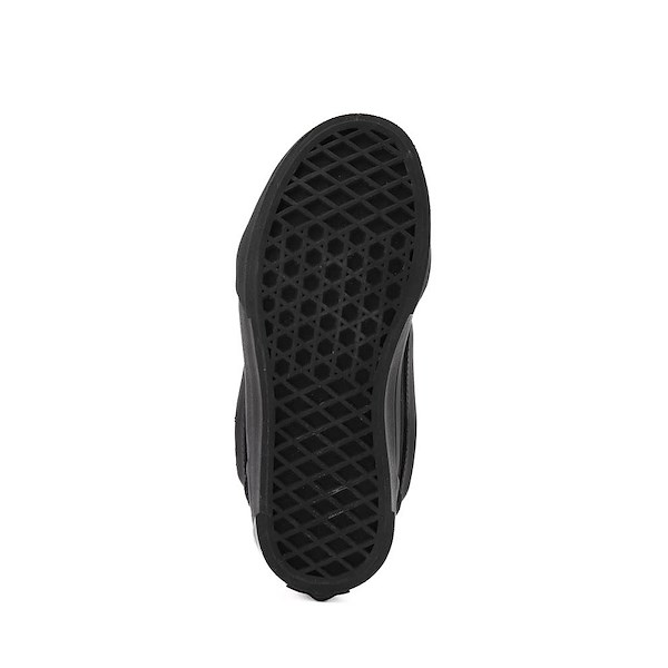 alternate view Vans Knu Skool Skate Shoe - Little Kid - Black MonochromeALT3
