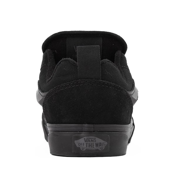 alternate view Vans Knu Skool Skate Shoe - Little Kid - Black MonochromeALT4