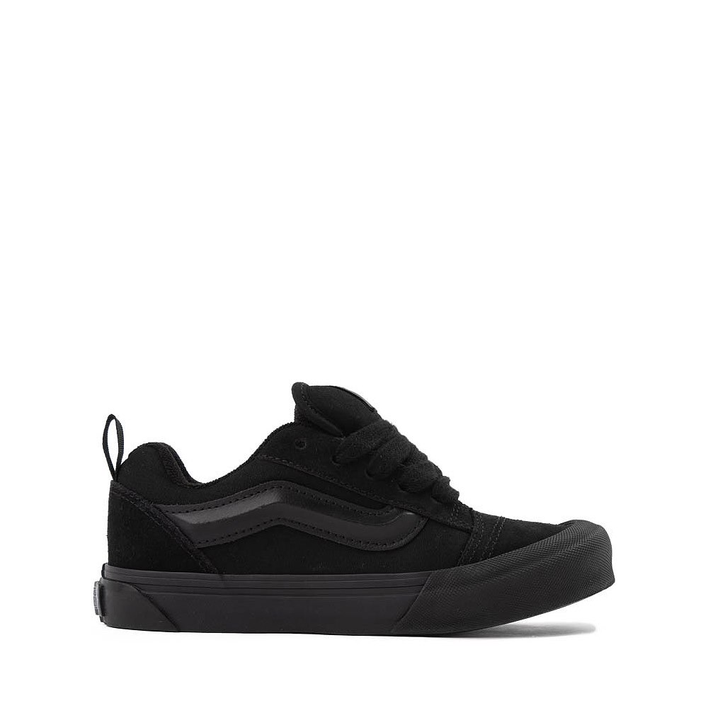 Vans Knu Skool Skate Shoe - Little Kid - Black Monochrome