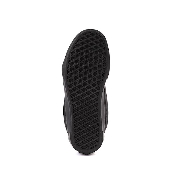 alternate view Vans Knu Skool Skate Shoe - Big Kid - Black MonochromeALT3