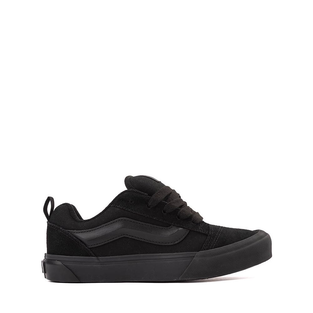 Vans Knu Skool Skate Shoe - Big Kid - Black Monochrome
