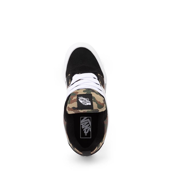 alternate view Vans Knu Skool Skate Shoe - Big Kid - Black / CamoALT2