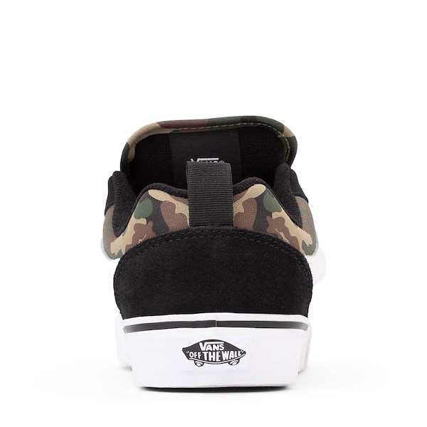 alternate view Vans Knu Skool Skate Shoe - Big Kid - Black / CamoALT4