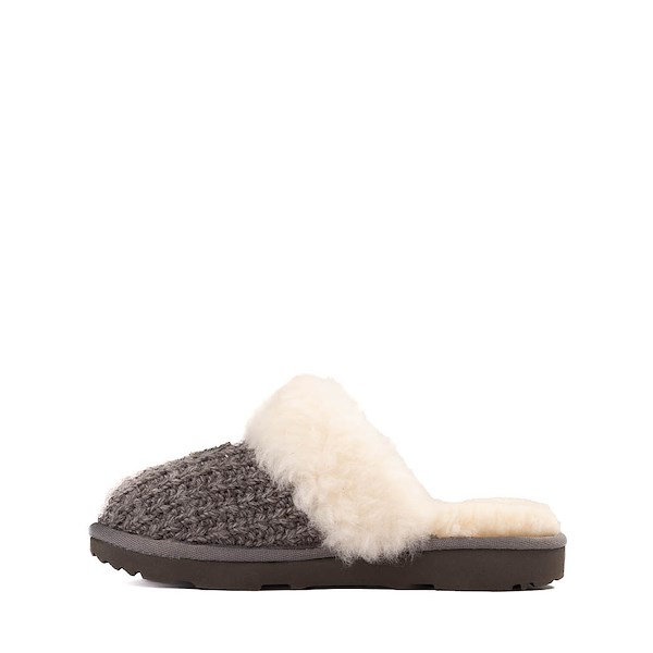 alternate view UGG® Cozy II Knit Slipper - Little Kid / Big Kid - CharcoalALT1