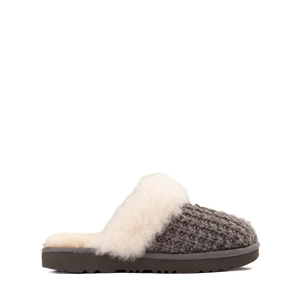 UGG&reg; Cozy II Knit Slipper - Little Kid / Big Kid - Charcoal
