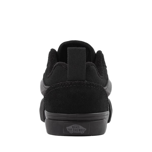 alternate view Vans Knu Skool Skate Shoe - Baby / Toddler - Black MonochromeALT4