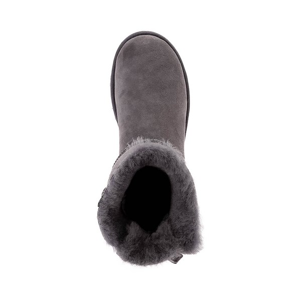 alternate view Womens UGG® Mini Bailey Bow II Boot - ObsidianALT2