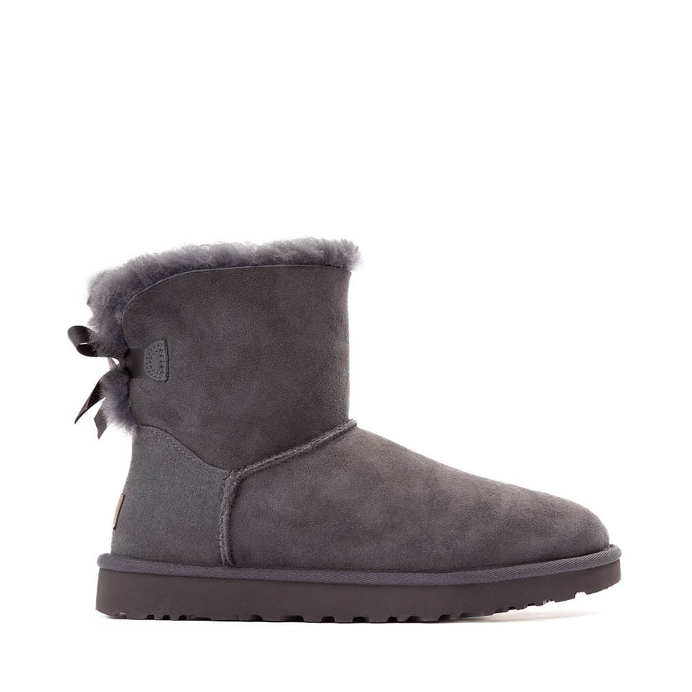 Womens UGG&reg; Mini Bailey Bow II Boot - Obsidian