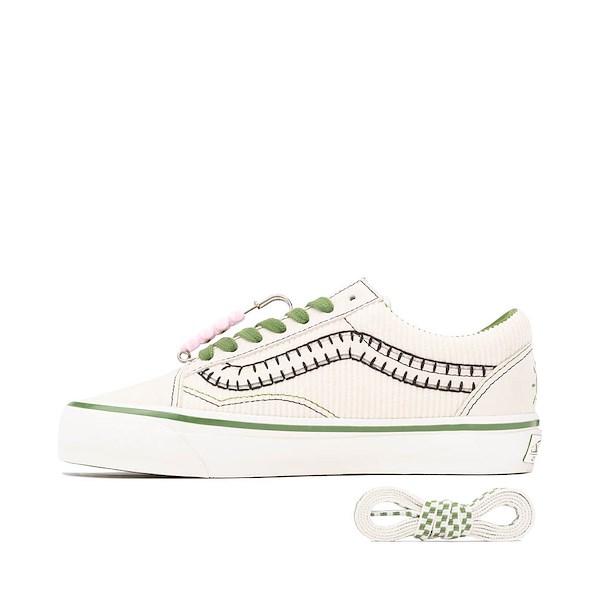 alternate view Vans New Future Premium Old Skool Skate Shoe by Cocona Hiraki - CreamALT1