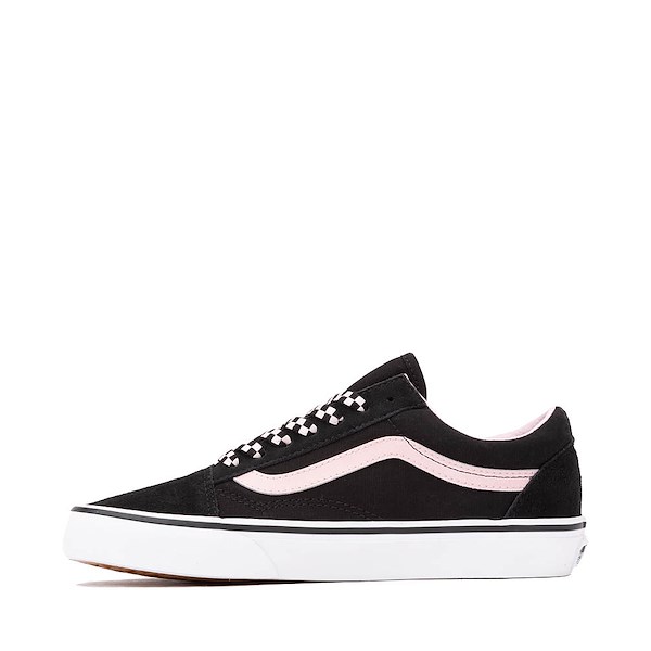 alternate view Vans Premium Old Skool Skate Shoe - Black / White / PinkALT1