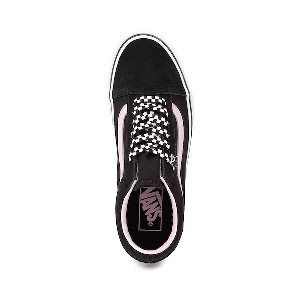 alternate view Vans Premium Old Skool Skate Shoe - Black / White / PinkALT2