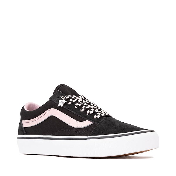 alternate view Vans Premium Old Skool Skate Shoe - Black / White / PinkALT5