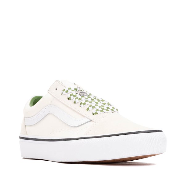 alternate view Vans Premium Old Skool Skate Shoe - Marshmallow / GreenALT5