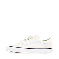 【VANS】 ★ MTE Old Skool ★ Green & Marshmallow Vans Premium Old Skool Skate Shoe - Marshmallow / Green