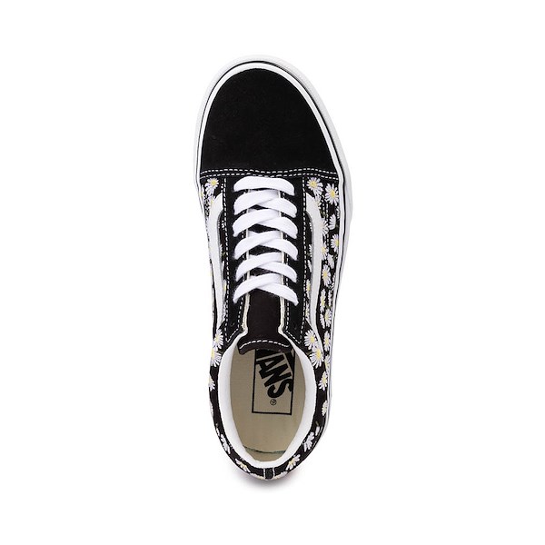 alternate view Vans Old Skool Platform Skate Shoe - Floral / Black / WhiteALT2