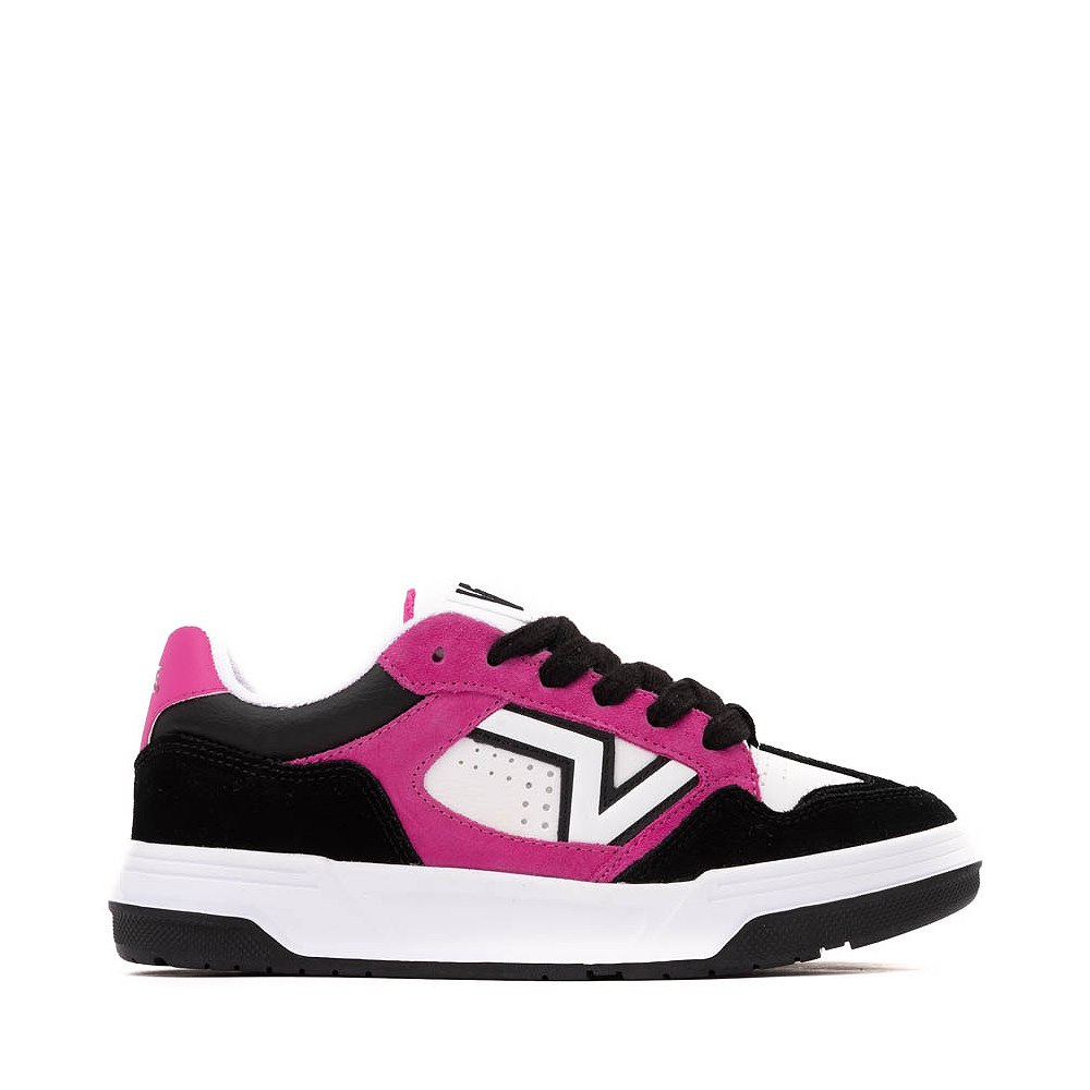 Vans Upland Suede Skate Shoe - Black / White / Pink