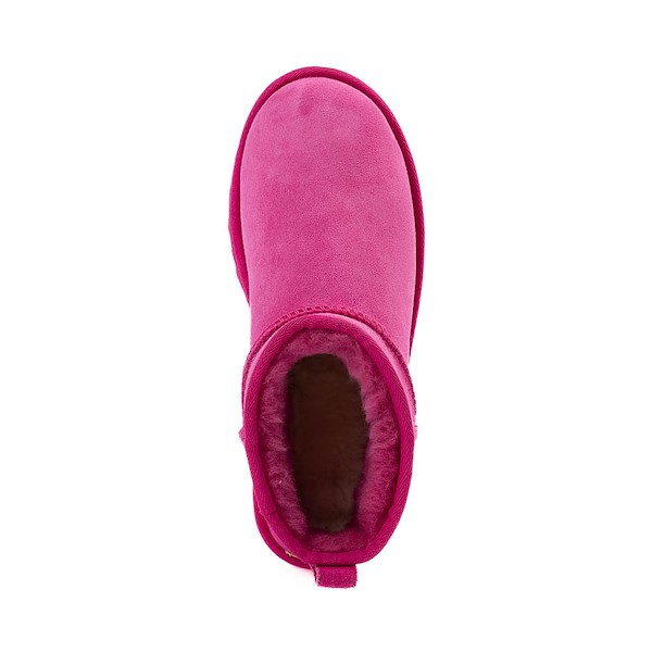 alternate view Womens UGG® Classic Ultra Mini Boot - Dark PeonyALT2