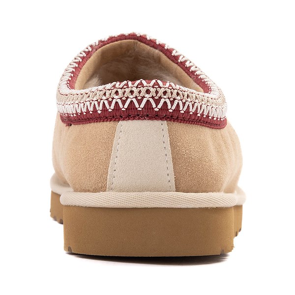 alternate view Mens UGG® Tasman II Slipper - Driftwood / Biking RedALT4