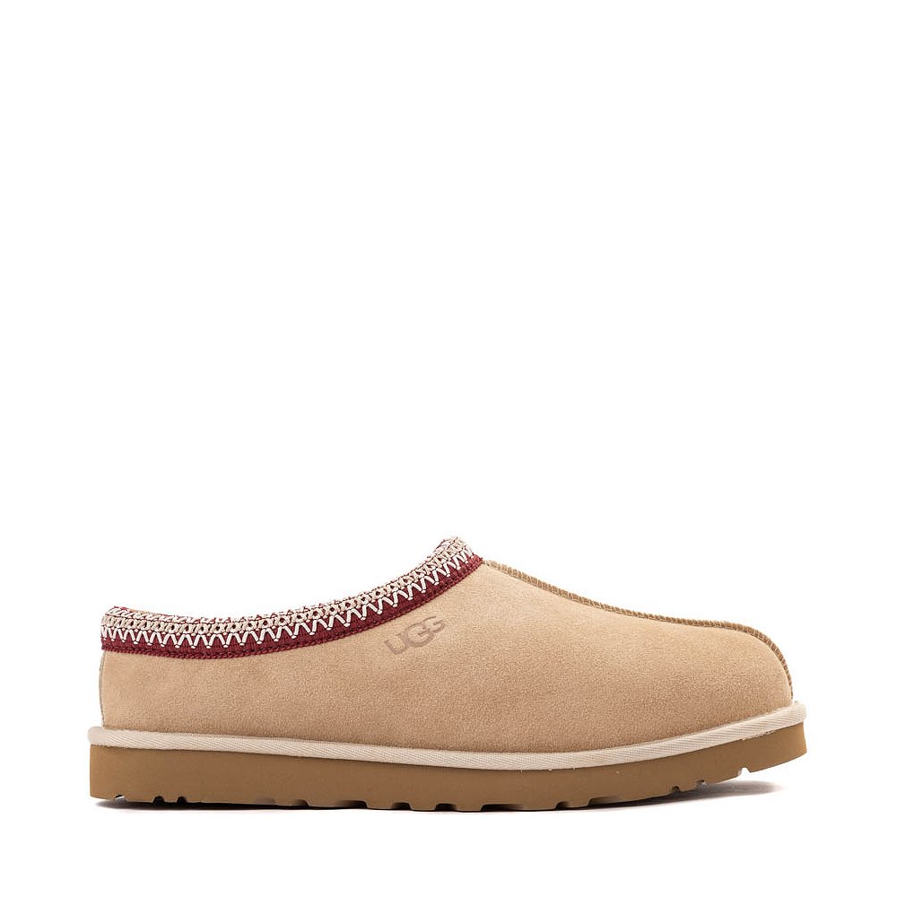 Mens UGG&reg; Tasman II Slipper - Driftwood / Biking Red
