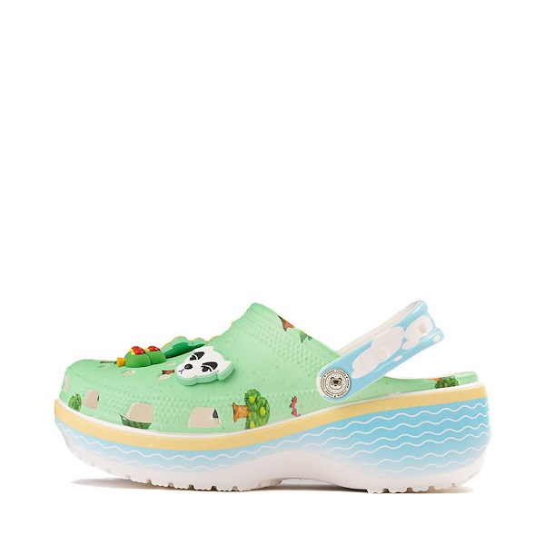 alternate view Womens Animal Crossing Crocs Platform Clog - MulticolorALT1