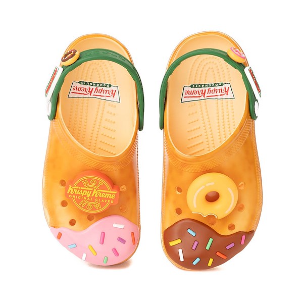 alternate view Krispy Kreme Crocs Classic Clog - Golden HourALT2
