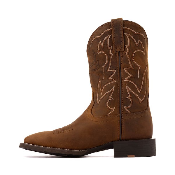 alternate view Mens Ariat Sport Outdoor Cowboy Boot - Distressed BrownALT1