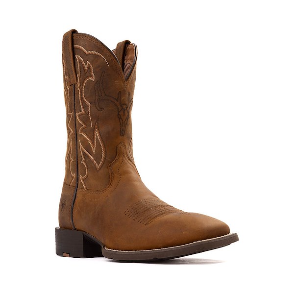 alternate view Mens Ariat Sport Outdoor Cowboy Boot - Distressed BrownALT5