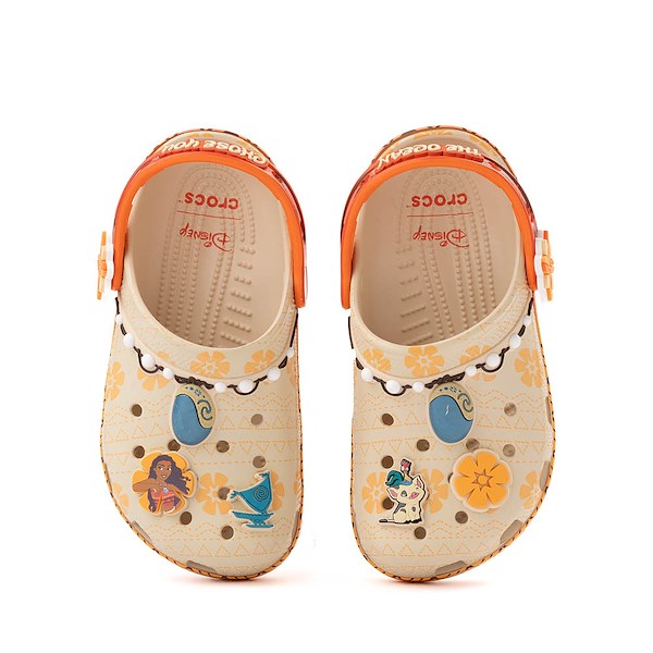 alternate view Disney Moana Crocs Classic Clog - Little Kid / Big Kid - MulticolorALT2