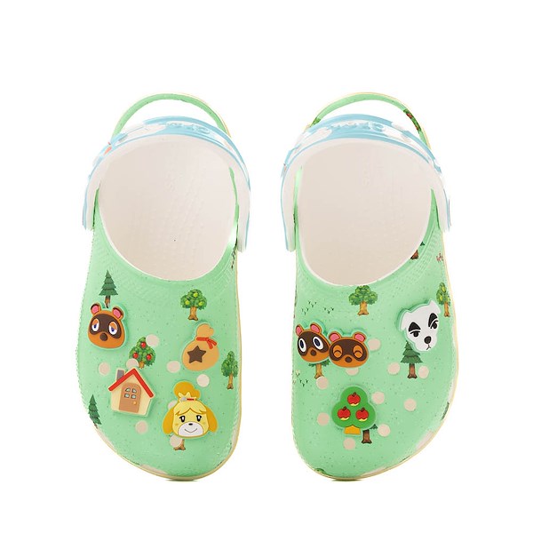 alternate view Animal Crossing Crocs Classic Clog - Little Kid / Big Kid - GreenALT2
