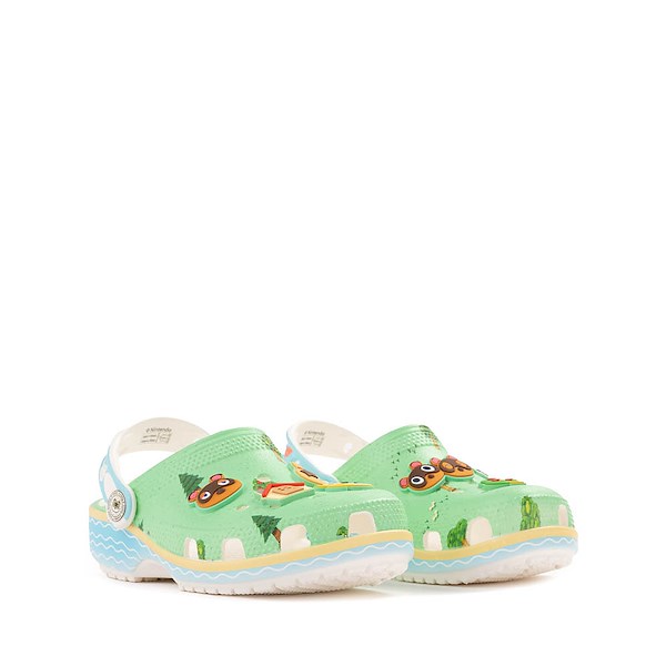 alternate view Animal Crossing Crocs Classic Clog - Little Kid / Big Kid - GreenALT5