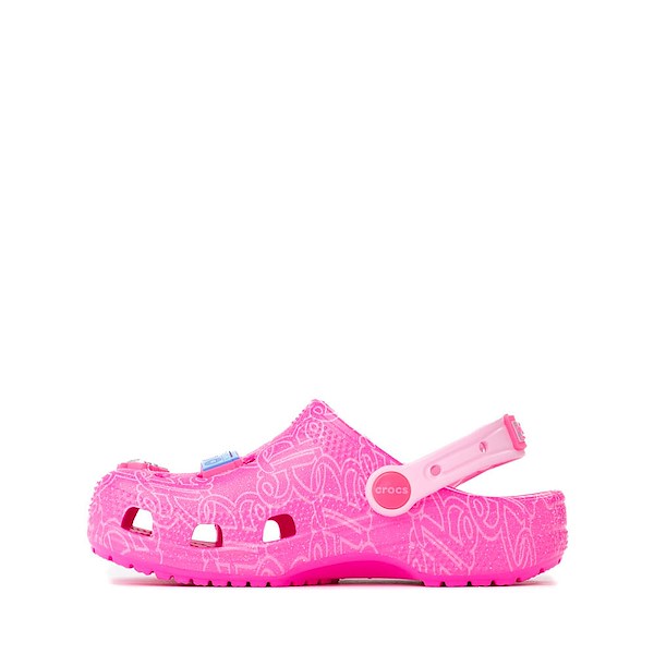 alternate view Mattel Barbie™ x Crocs Classic Clog - Little Kid / Big Kid - PinkALT1