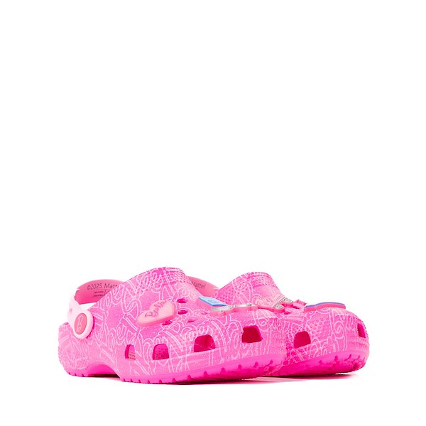 alternate view Mattel Barbie™ x Crocs Classic Clog - Little Kid / Big Kid - PinkALT5