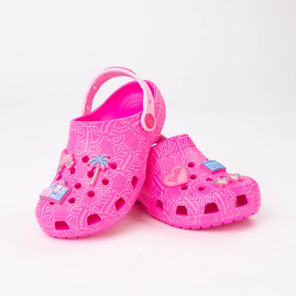 alternate view Mattel Barbie™ x Crocs Classic Clog - Little Kid / Big Kid - PinkHERO