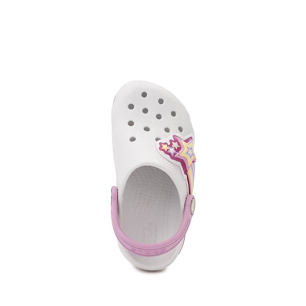 alternate view Crocs Classic Star Lights Clog - Toddler - Moonlight / MulticolorALT2
