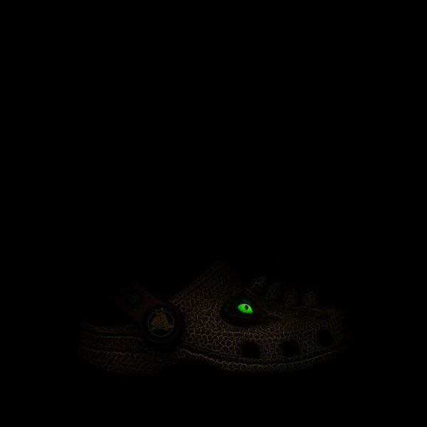 alternate view Crocs Classic I AM Scary Dino Clog - Baby / Toddler - BlackALT1